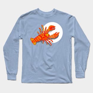 Blonde Lobster Friend Long Sleeve T-Shirt